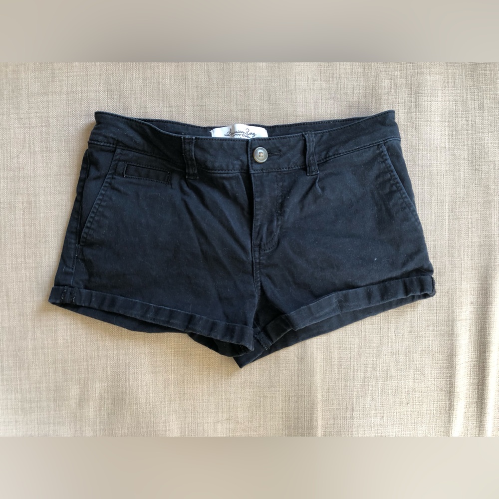American Rag Junior Black jean shorts Size 3